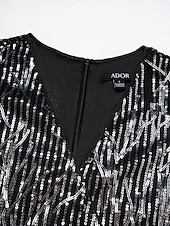 economico Jumpsuits-tuta a gamba larga con frange di paillettes