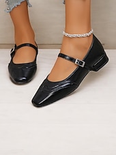 levne 50. léta 20. století-dámské vintage hnědé kalhoty mary jane s brogue detaily – pohodlné boty z umělé kůže pro kancelář, běžné nošení i outfity v retro stylu