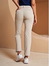 billiga Kvinnors golfkläder-Dam Golfbyxor Kaki Byxa Golfkläder för damer Kläder Outfits Bär kläder