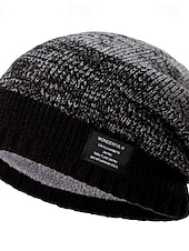 billiga Mössa mössa-Herr Unisex Mössa Vinter hattar Beanie-mössor 骷髅头毛线帽 Stickad mössa Rubinrött Khaki grön Akrylik Fiber Stickat Mysigt Dagliga kläder Utekväll Färgblock Varm