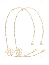 abordables Bracelet pour femme-élégant bijou de chaîne d&#039;épaule en strass papillon pour femme - accessoire de chaîne de corps en cristal étincelant, parfait pour les fêtes et les soirées