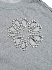 economico Felpe e Sweatshirt Texturizzati-felpa da donna casual semplice strada abbigliamento quotidiano girocollo patchwork manica lunga grigio autunno inverno