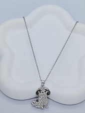 cheap Necklaces &amp; pendants-Necklace Chrome Women&#039;s Fashion Cute Classic Animal Lovely Geometric Necklace For Daily