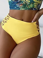 halpa Bikinisetit-Naisten Uima-asut Bikinit 2 kpl Pikkutuhmat Uimapuku Avoin selkä Ohut Loma Ranta-asut Kuvitettu V kaula-aukko Hihaton Uimapuvut