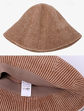 cheap Women&#039;s Hats-Women&#039;s Knitted Bucket Hat, Soft Warm Winter Hat for Casual Outings and Travel