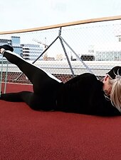 halpa Jooga-leggingsit ja sukkahousut-Naisten Joogahousut Jooga leggingsit Tilkkutäkki Perus Vatsatuki Peppua kohottava Korka vyötärö Jooga Kuntosaliharjoitus Pilates 3/4-pituiset leggingsit Pyöräily Sukkahousut Muoti Musta Syksy Talvi