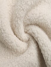 economico Felpe e Sweatshirt Texturizzati-Per donna Liscio Di tendenza Informale Manica lunga Collo alto Top regolari Strada Informale Per uscire Collage Beige Autunno Inverno