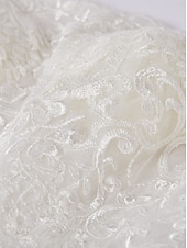 economico abiti da sposa casual-abiti da sposa sirena / tromba abiti separati abiti separati lunghezza pavimento strascico corte abiti da sposa in raso con applicazioni ricamate 2025