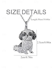 cheap Necklaces &amp; pendants-Necklace Chrome Women&#039;s Fashion Cute Classic Animal Lovely Geometric Necklace For Daily