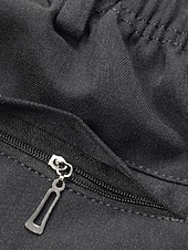 preiswerte Schlank-Herren Anzughosen Hose Hosen Anzughose Tasche Elastische Taille Tasche mit Reißverschluss Glatt tragbar Knitterfrei In voller Länge Hochzeit Party Geschäft Modisch Klassicher Stil Schwarz Hell Gray