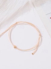billiga Armband och armringar-Dam vävstol Armband Fint Hjärta Elegant Stylish Harts Armband Smycken Rosa Till Fest
