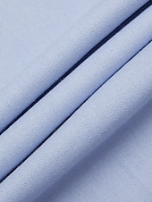 abordables Costumes décontractés-Costumes de mariage en lin pour hommes bleu ciel bleu foncé mode décontractée unis coupe ajustée 2 pièces à simple boutonnage un bouton