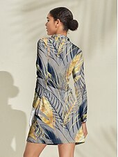 preiswerte Frauengolfkleidung-Damen Golfkleid Dunkelblau Langarm Damen-Golfkleidung, Kleidung, Outfits, Kleidung