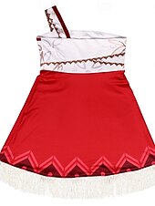 cheap Girls&#039; Costumes-Moana Princess Moana Dress Costume Movie TV Theme Costumes Movie Cosplay for Girls&#039; Kid&#039;s Carnival Children&#039;s Day World Book Day Party Birthday Beach