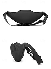 levne Pánské tašky-pánská zelená fanny pack taška do pasu s nastavitelným popruhem, několika kapsami na zip a kompaktním designem – ideální pro cestování, outdoorové aktivity a každodenní použití