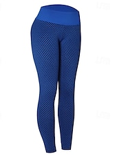 halpa Jooga-leggingsit ja sukkahousut-Naisten Joogahousut Jooga leggingsit Tilkkutäkki Perus Vatsatuki Peppua kohottava Korka vyötärö Jooga Kuntosaliharjoitus Pilates 3/4-pituiset leggingsit Pyöräily Sukkahousut Muoti Musta Sininen Fuksia
