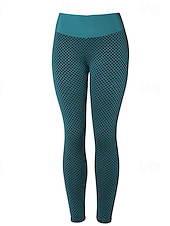 halpa Jooga-leggingsit ja sukkahousut-Naisten Joogahousut Jooga leggingsit Tilkkutäkki Perus Vatsatuki Peppua kohottava Korka vyötärö Jooga Kuntosaliharjoitus Pilates 3/4-pituiset leggingsit Pyöräily Sukkahousut Muoti Musta Sininen Fuksia