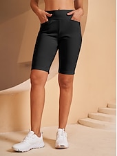 お買い得  女性のゴルフ服-女性用 ゴルフショーツ ブラック ダークネービー ショートパンツ レディース ゴルフウェア ウェア アウトフィット ウェア アパレル
