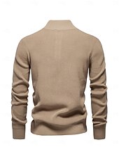 preiswerte Herrengolfkleidung-Herren Pullover Dunkelgrün Kaki Langarm Shirt Golfkleidung, Kleidung, Outfits, Kleidung