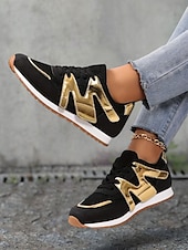 cheap Women&#039;s Sneakers-Women&#039;s Rose Pink Colorblock Athletic Sneakers with Mesh Design Accents - Stylish Casual Shoes for Running and Everyday Wear