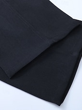 ieftine Subţire-Bărbați Costume Pantaloni Pantaloni de costum Buzunar Picior drept Simplu Purtabil Rezistent la riduri Lungime totală Nuntă Afaceri Zilnic Modă De Bază Negru Gri Deschis Micro-elastic