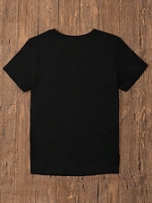 ieftine Umor &amp; Citate tricou-Pentru femei Tricou Animal Casual Manșon scurt Rotund Topuri obișnuite Zilnic Imprimeu Negru Vară