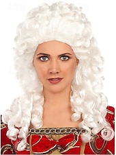 cheap Carnival Wigs-Baroque wig For Carnival Fancy Dress Party Cosplay Women Costume Accessories