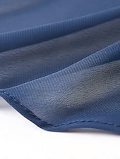 billiga Bröllopsgästklänningar-A-linjeformade bröllopsgästklänningar elegant klänning formell te-längd ärmlös en axel höst bröllopsgäst chiffong med rynkor