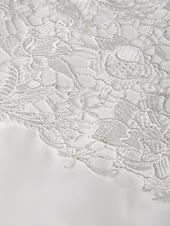 voordelige Met Jas-Twee-delige Sluier  Kolom Moeder van de Bruid Jurk Strand Bruiloft Elegante Sieraad Hals Knie Lengte Chiffon Satin Kant 3/4 Lengte Mouw Korte Jas Jurken met Applicaties