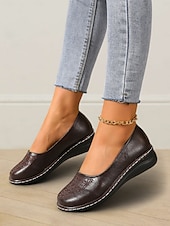 cheap Women&#039;s Flats-Women&#039;s Black Embroidered Slip-On Loafers with Cushioned Sole - Comfortable Casual Flats for Work and Everyday Wear