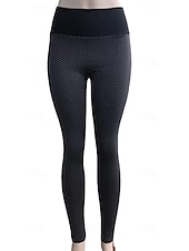 halpa Jooga-leggingsit ja sukkahousut-Naisten Joogahousut Jooga leggingsit Tilkkutäkki Perus Vatsatuki Peppua kohottava Korka vyötärö Jooga Kuntosaliharjoitus Pilates 3/4-pituiset leggingsit Pyöräily Sukkahousut Muoti Musta Sininen Fuksia