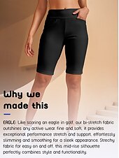 お買い得  女性のゴルフ服-女性用 ゴルフショーツ ブラック ダークネービー ショートパンツ レディース ゴルフウェア ウェア アウトフィット ウェア アパレル