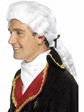 economico Parrucche storiche-parrucca da corte per carnevale