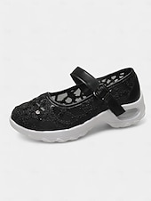 economico sposa-comode scarpe da ginnastica in rete con strass per donna: eleganti scarpe slip-on per invitati a matrimoni, feste, eventi all'aperto e abbigliamento quotidiano