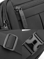 levne Pánské tašky-pánská zelená fanny pack taška do pasu s nastavitelným popruhem, několika kapsami na zip a kompaktním designem – ideální pro cestování, outdoorové aktivity a každodenní použití