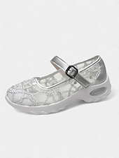 economico sposa-comode scarpe da ginnastica in rete con strass per donna: eleganti scarpe slip-on per invitati a matrimoni, feste, eventi all'aperto e abbigliamento quotidiano
