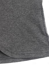 お買い得  女性用のプレーントップス-女性用 ブラウス 純色 ベーシック カジュアル 半袖 カウルネック レギュラートップス 日常 ボタン ダックグレー 夏