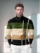 preiswerte Herrengolfkleidung-Herren poloshirt Armeegrün Langarm Shirt Golfkleidung, Kleidung, Outfits, Kleidung