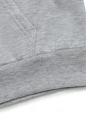 baratos Moletons e Sweatshirts Texturizados-Mulheres Moletom com zíper Tecido Moderno Confortável Manga Longa Com Capuz Tops regulares Casual Patchwork Zíper Bolsos Cinzento Primavera Outono Inverno