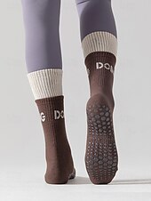 economico Guanti da uomo-calzini termici antiscivolo da yoga da donna - calzini morbidi ed elastici in maglia per sport invernali, fitness e allenamenti indoor