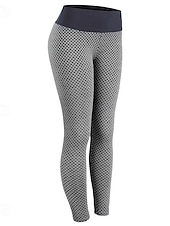 halpa Jooga-leggingsit ja sukkahousut-Naisten Joogahousut Jooga leggingsit Tilkkutäkki Perus Vatsatuki Peppua kohottava Korka vyötärö Jooga Kuntosaliharjoitus Pilates 3/4-pituiset leggingsit Pyöräily Sukkahousut Muoti Musta Sininen Fuksia
