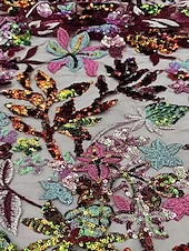 billige GRØNN-Sheath  Kolonne Kveldsdrakt Elegant Kjole Formell Bryllup Ankellengde Lange Ermer V-Krage Belte  Sash Paljett med Slisse Broderi Applikasjoner