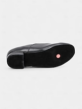 preiswerte Tanzschuhe für Herren-schwarze Tanzschuhe zum Schnüren für Herren mit weicher Wildledersohle und klassischem Design – ideal für Standard-, lateinamerikanische und Bühnenauftritte