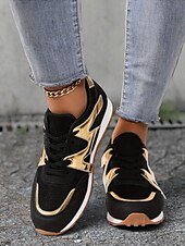cheap Women&#039;s Sneakers-Women&#039;s Rose Pink Colorblock Athletic Sneakers with Mesh Design Accents - Stylish Casual Shoes for Running and Everyday Wear