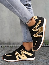 cheap Women&#039;s Sneakers-Women&#039;s Rose Pink Colorblock Athletic Sneakers with Mesh Design Accents - Stylish Casual Shoes for Running and Everyday Wear