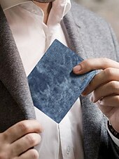 お買い得  ウォレット-男性用 RFID ブロック フェイクレザー 二つ折り財布、カジュアルや普段使いに最適なスリムでスタイリッシュなデザイン、ブラック ブルー グレー