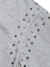 baratos Moletons e Sweatshirts Texturizados-Mulheres Moletom com zíper Tecido Moderno Confortável Manga Longa Com Capuz Tops regulares Casual Patchwork Zíper Bolsos Cinzento Primavera Outono Inverno