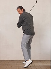 cheap Men&#039;s Golf Clothing-Men&#039;s Sweater Dark Grey Long Sleeve Top Golf Attire Clothes Outfits Wear Apparel