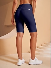 お買い得  女性のゴルフ服-女性用 ゴルフショーツ ブラック ダークネービー ショートパンツ レディース ゴルフウェア ウェア アウトフィット ウェア アパレル