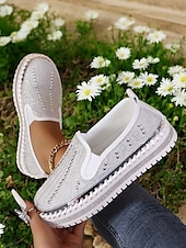 preiswerte Damen-Sneaker-Grüne Slip-On-Sneakers mit Strasssteinen und dicker Sohle für Damen – glamouröse Freizeitschuhe für Partys und den Alltag